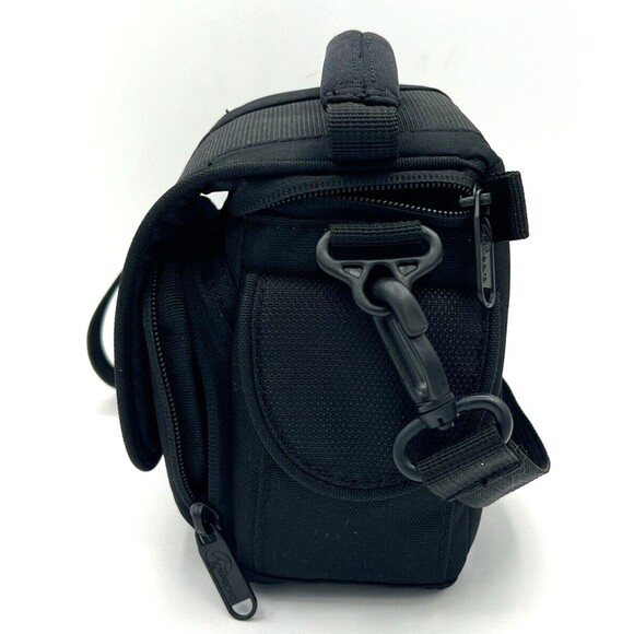 LowePro Edit 100 Camera Camcorder Soft Bag Black Multi Pocket Comfort Grab Handl - Picture 3 of 16